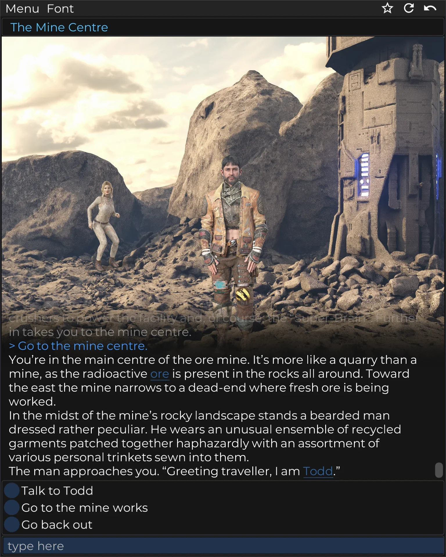 Neon Horizon dialogue