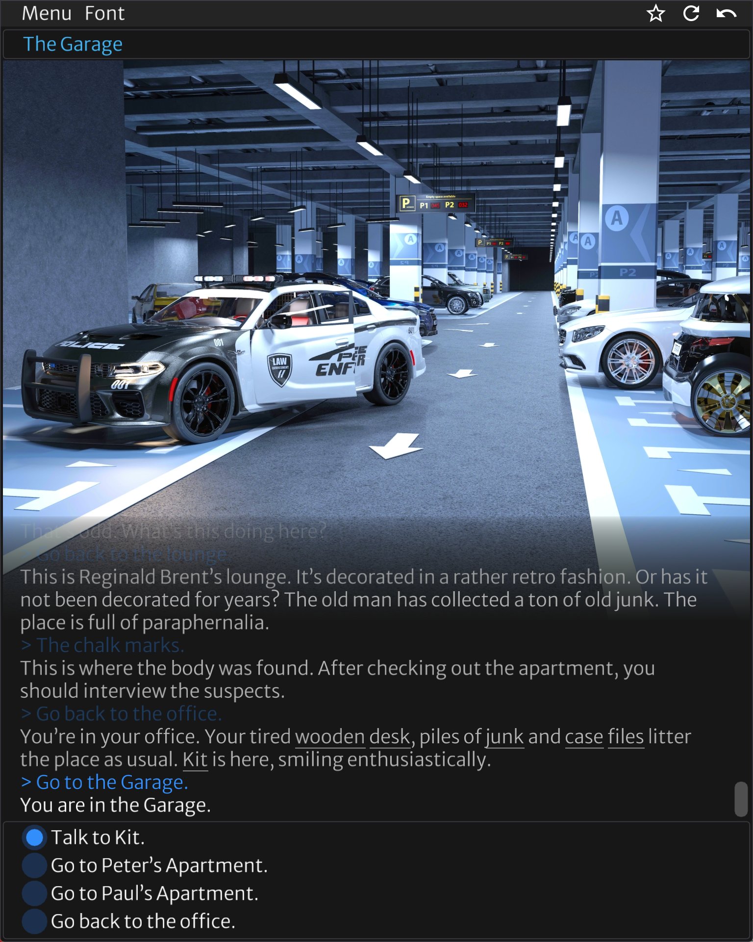 Neon Horizon dialogue